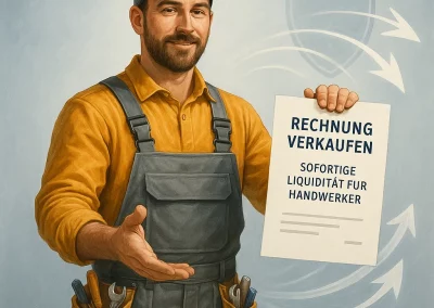 Rechnung verkaufen als Handwerker: Wie du sofort an dein Geld kommst
