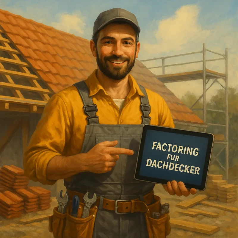 Factoring für Dachdecker: Mehr Liquidität, weniger Stress und Raum für Wachstum