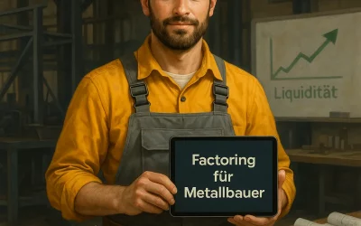 Factoring für Metallbauer: Wie du mit sofortiger Liquidität deine Aufträge sicherst und dein Wachstum finanzierst