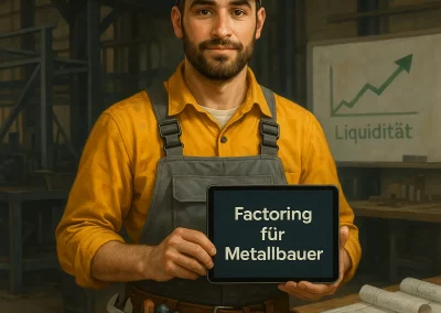 Factoring für Metallbauer: Wie du mit sofortiger Liquidität deine Aufträge sicherst und dein Wachstum finanzierst