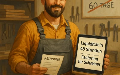 Factoring für Schreiner: Wie Tischler ihre Liquidität sichern und finanziell unabhängig bleiben