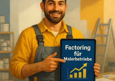 Factoring im Malerbetrieb – So sicherst Du Dir Liquidität und wächst stressfrei