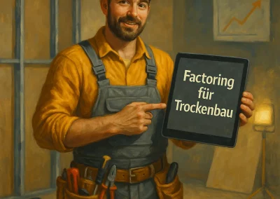 Factoring für Trockenbauer: Mehr Liquidität für deinen Betrieb