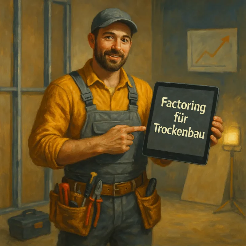 Factoring für Trockenbauer: Mehr Liquidität für deinen Betrieb